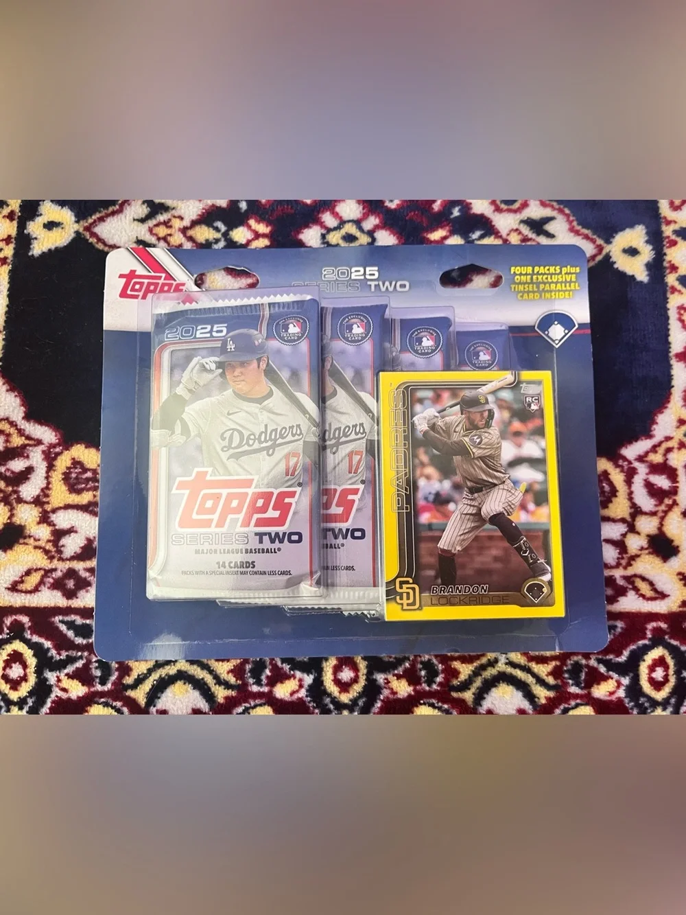 Topps Series Two sealed pack set w/Brandon Lockridge card
